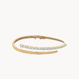Lab Diamond Crossover Bracelet
