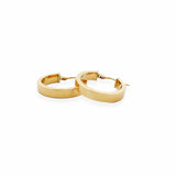 Medium Bold Flat Hoops