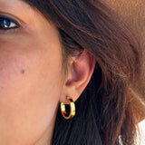 Medium Bold Flat Hoops