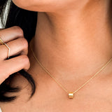 Ridge Tube Necklace