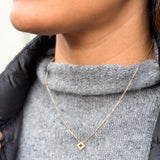 Cube Pendant Necklace