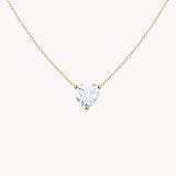 Lab Diamond Heart Necklace