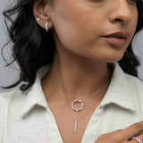 Ruby Diamond Pendant Necklace