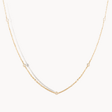 Bezel Diamond Necklace