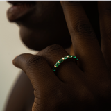 Baguette Emerald Band