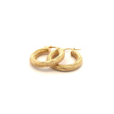 Chunky Textured Hoops