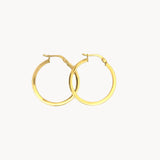 Classic Large Flat Hoops