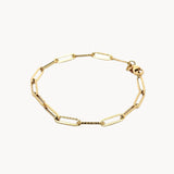 Textured Paperclip Bracelet