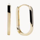 Chunky Oval Hoops