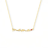 Mama Birthstone Necklace