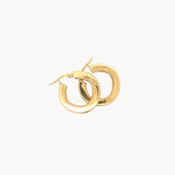 Flat Square Loop Earrings