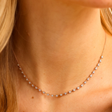 Interval Tennis Lab Diamond Necklace