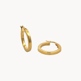 Classic Medium Flat Hoops