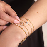 Floral Lab Diamond Bracelet
