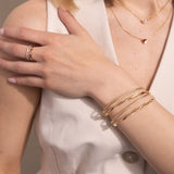 Textured Bangle Bracelet