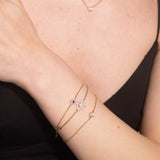 Lab Diamond Evil Eye Bracelet