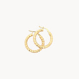 Textured Bold Hoops