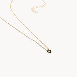 Cube Pendant Necklace