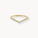 Wishbone Diamond Ring