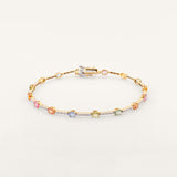 Interval Multi Sapphire Bracelet