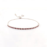 Ruby Half Tennis Bracelet