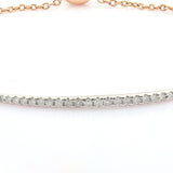 Half Diamond Chain Bracelet