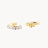 Curved Diamond Studs