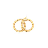 Medium Twisted Hoops