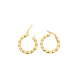 Medium Twisted Hoops