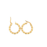 Medium Twisted Hoops