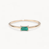 Stacker Emerald Ring