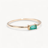 Stacker Emerald Ring