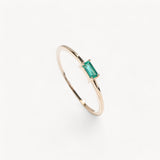 Stacker Emerald Ring