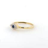 Lab Diamond Evil Eye Ring