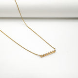 Bezel Bar Diamond Necklace