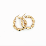 Chunky Twisted Rope Hoops