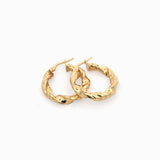 Chunky Twisted Rope Hoops