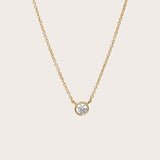 Bezel Lab Diamond Necklace