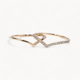 Wishbone Stacker Ring Set