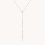 Bezel Y Diamond Necklace