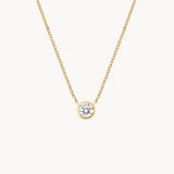 Bezel Lab Diamond Necklace