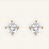 2ct Lab Diamond Solitaire Studs