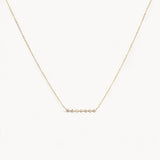 Bezel Bar Diamond Necklace